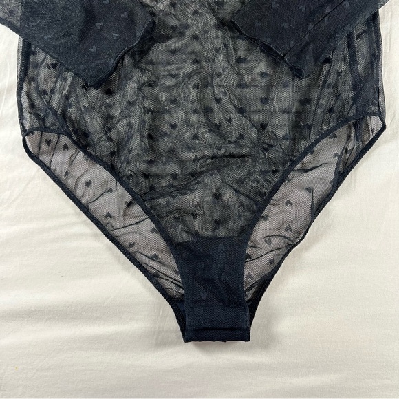 Victoria’s Secret Heart Print Sheer Bodysuit - Picture 4 of 13